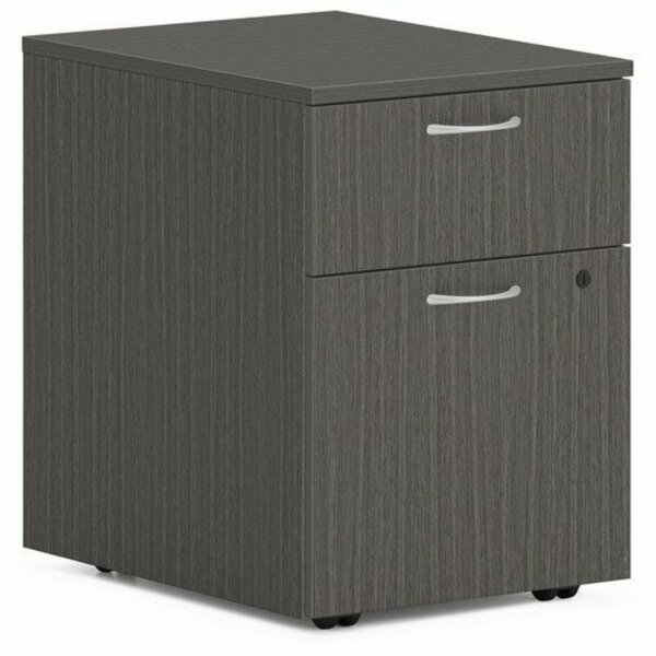 The Hon Co Pedestal, Mobile, B/F, 15inx20inx20in, Slate Teak HONPLPMBFLS1